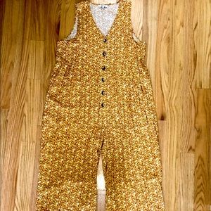 Madewell Button-Front Tank Jumpsuit, 16